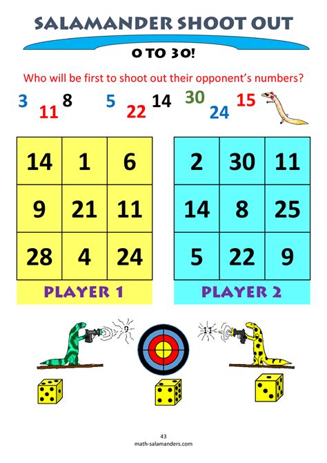salamander math|salamander maths numbers up to 30.